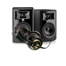 Set Bokse JBL 305MKII + Kufje Studio AKG 240